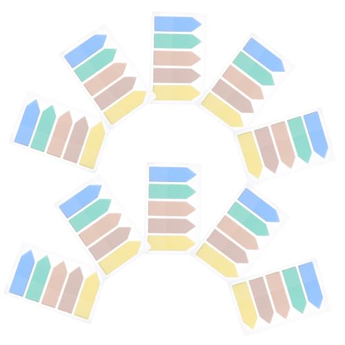CONGARTENO 10 Sätze Bunte Registerkarten Haftnotizen Selbstklebende Index Tabs Transparente Lesestreifen Praktische Page Marker für Büro Schule Artikelannotation und Lesehilfe CONGARTENO 10 Sätze Bunte Registerkarten Haftnotizen Selbstklebende Index Tabs Transparente Lesestreifen Praktische Page Marker für Büro Schule Artikelannotation und Lesehilfe von CONGARTENO
