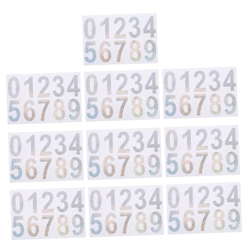 CONGARTENO 10 Sets Wasserdichte Selbstklebende Aufkleber Briefkastennummernaufkleber Wasserdichte Nummernaufkleber Nummernaufkleber Klebenummern Für Mülltonnen Briefkastennummernaufkleber CONGARTENO 10 Sets Wasserdichte Selbstklebende Aufkleber Briefkastennummernaufkleber Wasserdichte Nummernaufkleber Nummernaufkleber Klebenummern Für Mülltonnen Briefkastennummernaufkleber von CONGARTENO