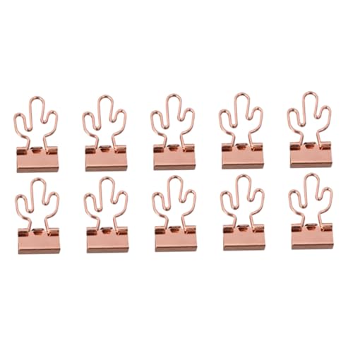 CONGARTENO 10 Stück Büroklammern Metallclip Rosa Gold Klammern Stabile Papierklemmen für Akten Notizen Rechnungen Multifunktionale Büroklammern für Schule Büro Organizer CONGARTENO 10 Stück Büroklammern Metallclip Rosa Gold Klammern Stabile Papierklemmen für Akten Notizen Rechnungen Multifunktionale Büroklammern für Schule Büro Organizer von CONGARTENO