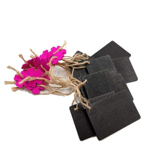 CONGARTENO 10 Stück Juteseil Hängende Quadratische Kreidetafeln in Rot mit Blumenmuster Leichte DIY Holztafeln zum Beschriften und Dekorieren von Wand Tür Möbeln für Zuhause und Geschäft CONGARTENO 10 Stück Juteseil Hängende Quadratische Kreidetafeln in Rot mit Blumenmuster Leichte DIY Holztafeln zum Beschriften und Dekorieren von Wand Tür Möbeln für Zuhause und Geschäft von CONGARTENO
