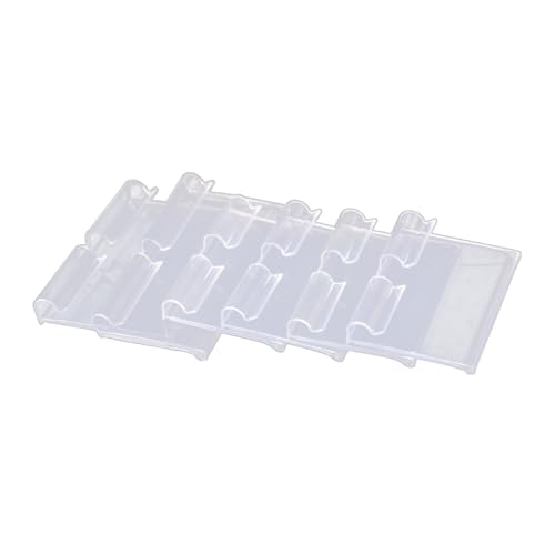 CONGARTENO 10 Stück Preisschild Etikettenhalter Regal Schild Tickethalter Durchsichtiger Kunststoff Etikettenhalter Ladenschildhalter Kleine Durchsichtige Anzeigeschilder von CONGARTENO