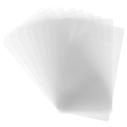 CONGARTENO 10 Stück Teiliges Dokumententaschen aus Extra Dicke Wasserfeste Aufbewahrungstaschen mit Lochung Abheftbar für Ringordner als Bill Storage Pouch und Binder Envelope für Belege und von CONGARTENO