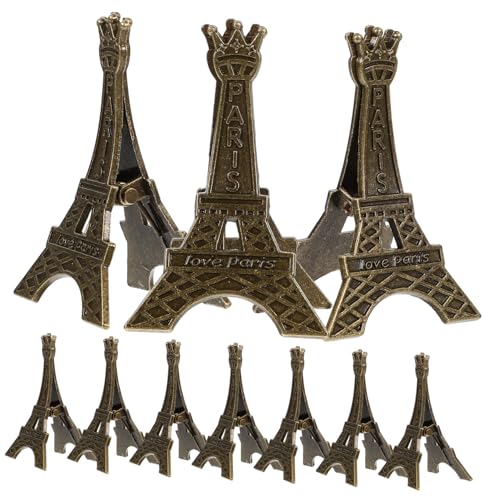 CONGARTENO 10 Stück Teiliges Eiffelturm Tischkartenhalter aus Metall Stabile Memo Fotoklammern für Tischdekoration Langlebige Klemmen Visitenkartenhalter für Party Favor und Bürogebrauch CONGARTENO 10 Stück Teiliges Eiffelturm Tischkartenhalter aus Metall Stabile Memo Fotoklammern für Tischdekoration Langlebige Klemmen Visitenkartenhalter für Party Favor und Bürogebrauch von CONGARTENO