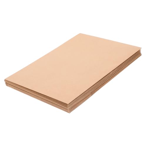 CONGARTENO 10 Stück Teiliges Papier File Folder Kraftpapier Dokumenten Organizer mit Einfachem Einschub Robust und Formbeständig für Büro Schule und Zuhause zur Effizienten Ablage Wichtiger von CONGARTENO
