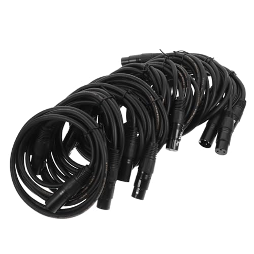 CONGARTENO 10 Stück Teiliges Pin Dmx Bühnenlichtkabel Flexibel Robust für Moving Head Par Licht Dj Equipment Schwarz CONGARTENO 10 Stück Teiliges Pin Dmx Bühnenlichtkabel Flexibel Robust für Moving Head Par Licht Dj Equipment Schwarz von CONGARTENO