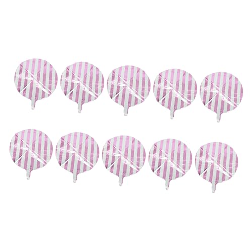 CONGARTENO 10 Stück Teiliges Runde Gestreifte Folienballons aus Candy Farbene Partydeko Langlebige Geburtstags und Babyparty Luftballons Stilvoll und Modisch für Festliche Anlässe CONGARTENO 10 Stück Teiliges Runde Gestreifte Folienballons aus Candy Farbene Partydeko Langlebige Geburtstags und Babyparty Luftballons Stilvoll und Modisch für Festliche Anlässe von CONGARTENO