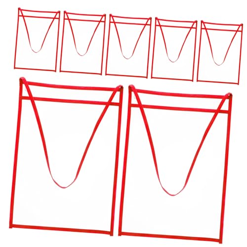 CONGARTENO 10 Stück Teiliges Transparente Dry erase Dokumententaschen mit Trageschlaufe Wiederbeschreibbare Ordnungsmappe für Büro Schule und Zuhause Praktisch für Quittungen und von CONGARTENO