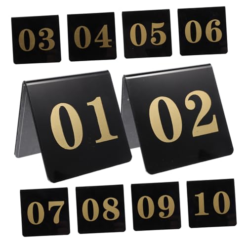 CONGARTENO 10 Stück Tischnummern Hochzeit Teiliges Beidseitig Bedruckt Stabile Sitzplantafeln für Gala Empfangsbankett Restaurant Tischdekoration CONGARTENO 10 Stück Tischnummern Hochzeit Teiliges Beidseitig Bedruckt Stabile Sitzplantafeln für Gala Empfangsbankett Restaurant Tischdekoration von CONGARTENO
