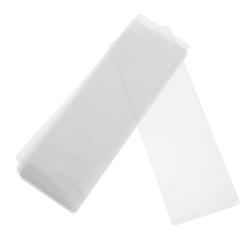 CONGARTENO 10 Stück Transparente PVC Lesezeichenhüllen mit Loch Schützende Lesezeichenhüllen für Bücher Kreative Glatte Lesezeichen Abdeckungen Langlebige Lesezeichenzubehör für Schüler und CONGARTENO 10 Stück Transparente PVC Lesezeichenhüllen mit Loch Schützende Lesezeichenhüllen für Bücher Kreative Glatte Lesezeichen Abdeckungen Langlebige Lesezeichenzubehör für Schüler und von CONGARTENO
