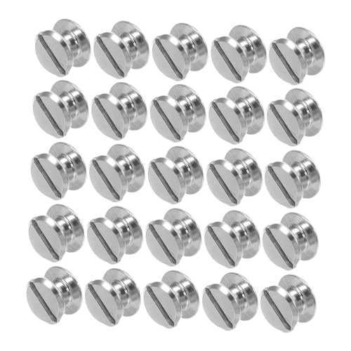 CONGARTENO 100 Stück Buchschrauben Metall Binding Rivets Schrauben für Ordner Buchbindung Scrapbooking Diy Bastelprojekte Büro Schule Vielseitig Einsetzbar Robust und Professionell CONGARTENO 100 Stück Buchschrauben Metall Binding Rivets Schrauben für Ordner Buchbindung Scrapbooking Diy Bastelprojekte Büro Schule Vielseitig Einsetzbar Robust und Professionell von CONGARTENO