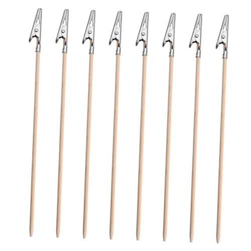 CONGARTENO 100 Stück Modellwerkzeuge Krokodilklemmen Set Bambusstäbe DIY Halter für Airbrush Malen Hand Sicher Langlebig Vielseitig für Bastelarbeiten und Clips CONGARTENO 100 Stück Modellwerkzeuge Krokodilklemmen Set Bambusstäbe DIY Halter für Airbrush Malen Hand Sicher Langlebig Vielseitig für Bastelarbeiten und Clips von CONGARTENO