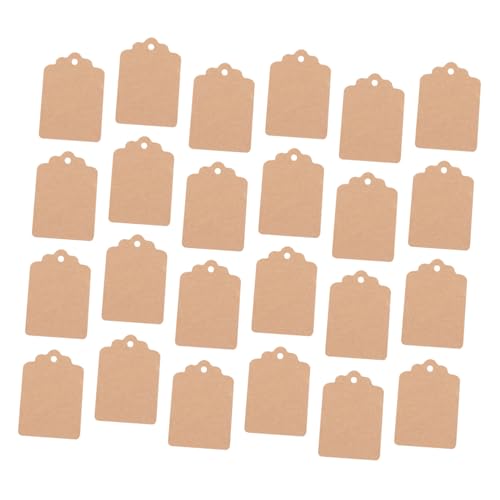 CONGARTENO 1000 Kraftpapier Namensanhänger mit Vielseitige Blanko Preisschilder und Geschenkanhänger für Versand Organisation und Dekoration von Geschenkboxen und Taschen von CONGARTENO