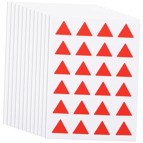 CONGARTENO 12 Blatt Selbstklebende Dreieckige Etiketten Aufkleber Rote Markierungspunkte Zum Beschriften Und Organisieren Von Vorratsdosen Aufbewahrungsboxen Und Haushaltsgegenständen CONGARTENO 12 Blatt Selbstklebende Dreieckige Etiketten Aufkleber Rote Markierungspunkte Zum Beschriften Und Organisieren Von Vorratsdosen Aufbewahrungsboxen Und Haushaltsgegenständen von CONGARTENO