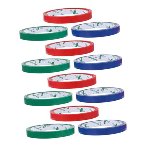 CONGARTENO 12 Rollen Beutelverschluss klebeband Pet material Robust für Gemüse Lebensmittelverpackung Schnellverschluss für Supermarkt und Küche Farben Je CONGARTENO 12 Rollen Beutelverschluss klebeband Pet material Robust für Gemüse Lebensmittelverpackung Schnellverschluss für Supermarkt und Küche Farben Je von CONGARTENO
