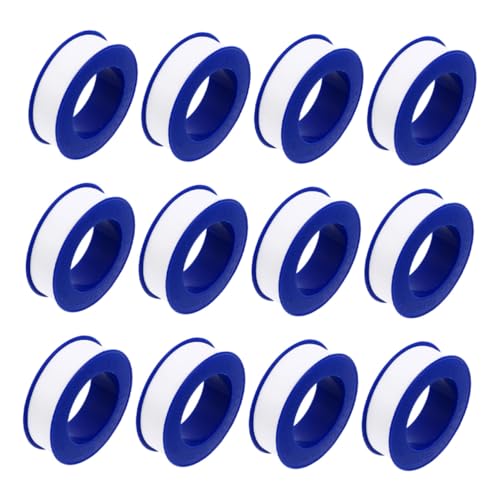 CONGARTENO 12 Rollen Ptfe Dichtungsband Selbstklebend Wasserfest Gewindedichtband für Wasserhähne Rohrabdichtung Sanitär Installation Leckschutz Langlebiges Klebeband für Gartenschläuche und CONGARTENO 12 Rollen Ptfe Dichtungsband Selbstklebend Wasserfest Gewindedichtband für Wasserhähne Rohrabdichtung Sanitär Installation Leckschutz Langlebiges Klebeband für Gartenschläuche und von CONGARTENO