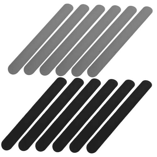 CONGARTENO 12 Stück Flip Wraps Slap Bands für Geschenkpapier und Posterrollen Vielseitiger Organizer zum Aufbewahren und Fixieren Schwarz und Stabil Minimalistisch für Home Office und von CONGARTENO