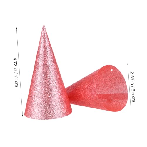 CONGARTENO 12 Stück Geburtstagshut Fest Kegelhut aus Papier Kinderpartyhüte Partyhut goldene Partyhüte Rosa Kegelhut Glitzer Partyhüte Geburtstagsfeierhut Plastik Zufällige Farbe CONGARTENO 12 Stück Geburtstagshut Fest Kegelhut aus Papier Kinderpartyhüte Partyhut goldene Partyhüte Rosa Kegelhut Glitzer Partyhüte Geburtstagsfeierhut Plastik Zufällige Farbe von CONGARTENO