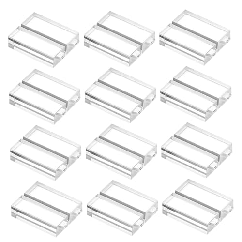 CONGARTENO 12 Stück Teiliges Acryl Kartenhalter mit Polierten Kanten Klarer Tischaufsteller für Notizen Menükarten Tischnummern Vielseitig Einsetzbar für Hochzeit Restaurant Party und Events CONGARTENO 12 Stück Teiliges Acryl Kartenhalter mit Polierten Kanten Klarer Tischaufsteller für Notizen Menükarten Tischnummern Vielseitig Einsetzbar für Hochzeit Restaurant Party und Events von CONGARTENO