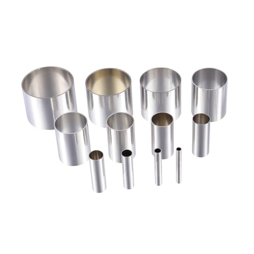 CONGARTENO 12 Stück Teiliges Edelstahl Rundform Cutter für Modelliermasse Vielseitige Lochstanzer in Verschiedenen Langlebig Schnell Schneidend für DIY kunstprojekte und Basteln CONGARTENO 12 Stück Teiliges Edelstahl Rundform Cutter für Modelliermasse Vielseitige Lochstanzer in Verschiedenen Langlebig Schnell Schneidend für DIY kunstprojekte und Basteln von CONGARTENO