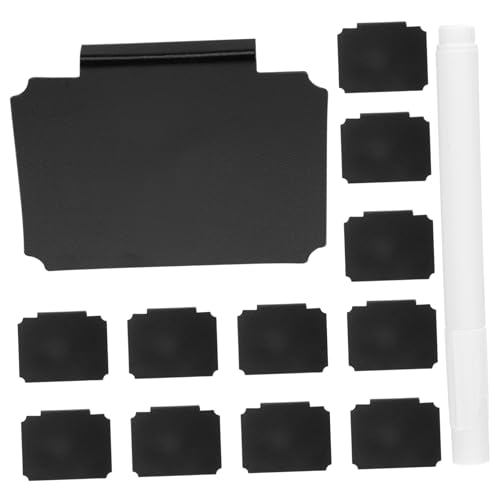 CONGARTENO 12 Stück Teiliges Etiketten clip Robustem PVC mit Abnehmbarem Design Inklusive Abwischbarem Wasserstift für Sichere Kennzeichnung und Einfache Organisation von Aufbewahrungskörben von CONGARTENO