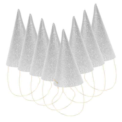 CONGARTENO 12 Stück Teiliges Glitzer Partyhüte in Silber Mini Geburtstagskronen für Erwachsene Funkelnde Könige und Prinzessinnen Hüte für Festliche Geburtstags und CONGARTENO 12 Stück Teiliges Glitzer Partyhüte in Silber Mini Geburtstagskronen für Erwachsene Funkelnde Könige und Prinzessinnen Hüte für Festliche Geburtstags und von CONGARTENO