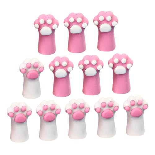 CONGARTENO 12 Stück Teiliges Radiergummis in Katzenpfotenform Bunte Kreative Schulradierer Sicher für Originelles Schreibwaren Schüler Zufällige Farbe Zufällige Farbe CONGARTENO 12 Stück Teiliges Radiergummis in Katzenpfotenform Bunte Kreative Schulradierer Sicher für Originelles Schreibwaren Schüler Zufällige Farbe Zufällige Farbe von CONGARTENO