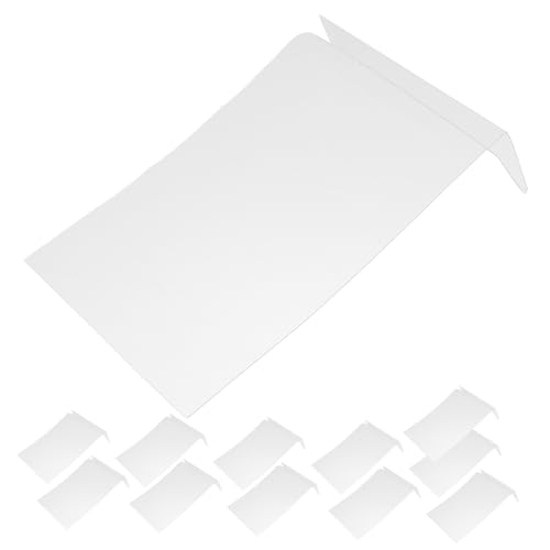CONGARTENO 12 Stück Teiliges Transparentes Preisschildhalter Stabiler Etikettenhalter für Supermarktregale Wiederverwendbar Rutschfest Vielseitig Einsetzbar für Obst Gemüse Einzelhandel und CONGARTENO 12 Stück Teiliges Transparentes Preisschildhalter Stabiler Etikettenhalter für Supermarktregale Wiederverwendbar Rutschfest Vielseitig Einsetzbar für Obst Gemüse Einzelhandel und von CONGARTENO
