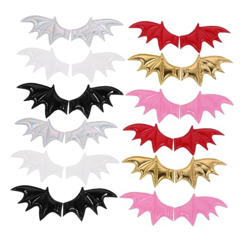 CONGARTENO 120 Stück Halloween Fledermausflügel Diy Bastelset Ultraschallgeprägte Dämonenflügel Zubehör für Haarclips Puppenhüte Kostümdekoration Kreative Familienbastelprojekte CONGARTENO 120 Stück Halloween Fledermausflügel Diy Bastelset Ultraschallgeprägte Dämonenflügel Zubehör für Haarclips Puppenhüte Kostümdekoration Kreative Familienbastelprojekte von CONGARTENO
