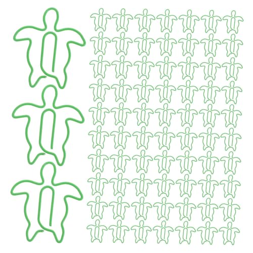 CONGARTENO 120 Stück Meeresschildkröten Büroklammern Tierform Metall Lesezeichenclips Niedliche Büroklammern für Büro Datei Organisation Schulbedarf Geschenkidee CONGARTENO 120 Stück Meeresschildkröten Büroklammern Tierform Metall Lesezeichenclips Niedliche Büroklammern für Büro Datei Organisation Schulbedarf Geschenkidee von CONGARTENO