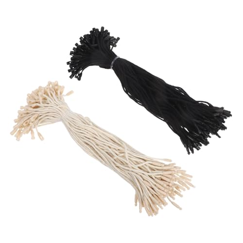 CONGARTENO 1980 Stück Hängeetikettenverschlüsse Baumwollkordel Preisschilder Hängeseile Für Den Einzelhandel Kleidungsetiketten Riemen Preisschilderverschlüsse von CONGARTENO