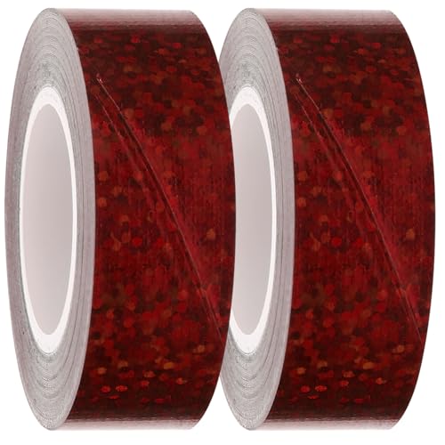 CONGARTENO 2 Rollen Holografisches Farbiges Klebeband mit Starkem Klebstoff Selbstklebendes Duct Tape Alterungs Temperaturbeständig Vielseitig Einsetzbar für Verpackung und Dekoration CONGARTENO 2 Rollen Holografisches Farbiges Klebeband mit Starkem Klebstoff Selbstklebendes Duct Tape Alterungs Temperaturbeständig Vielseitig Einsetzbar für Verpackung und Dekoration von CONGARTENO