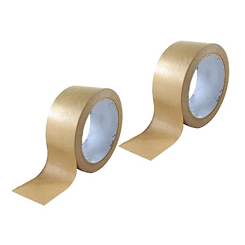 CONGARTENO 2 Rollen Kraftpapier Klebeband Fadenverstärkt Abriebfest Stark Haftend DIY Geschenkverpackung Dekoratives Paketband für Basteln und Haushalt CONGARTENO 2 Rollen Kraftpapier Klebeband Fadenverstärkt Abriebfest Stark Haftend DIY Geschenkverpackung Dekoratives Paketband für Basteln und Haushalt von CONGARTENO