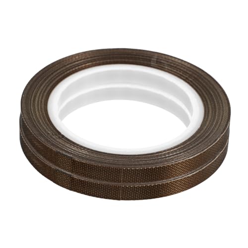 CONGARTENO 2 Rollen Ptfe Hochtemperatur Klebeband Isolierband für Vakuumierer Elektrische Hitzebeständig und Verschleißfest für Industrieanwendungen von CONGARTENO
