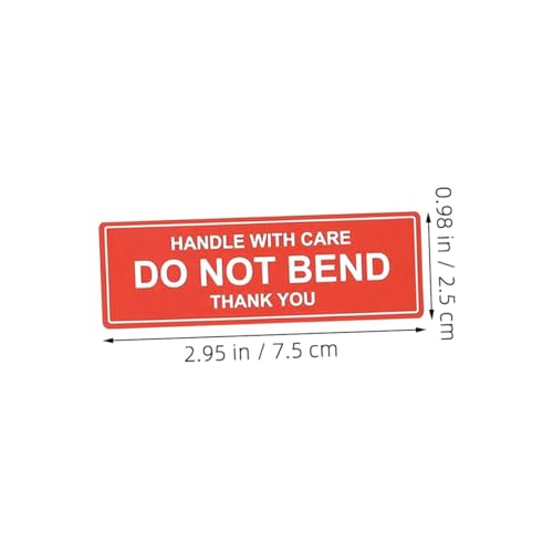 CONGARTENO 2 Rollen Selbstklebende Fragile Aufkleber Widerstandsfähige Verpackungsetiketten mit Handle With Care Warnung Sichtbar für Umzug und Versand Zerbrechlicher Gegenstände CONGARTENO 2 Rollen Selbstklebende Fragile Aufkleber Widerstandsfähige Verpackungsetiketten mit Handle With Care Warnung Sichtbar für Umzug und Versand Zerbrechlicher Gegenstände von CONGARTENO