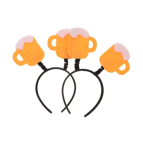 CONGARTENO 2 Stk. Bier Party Haarreifen Stirnband aus Leichtes Langlebiges Party Kopfschmuck für Karneval Halloween und Spaß Foto Requisiten für Erwachsene und Freunde von CONGARTENO