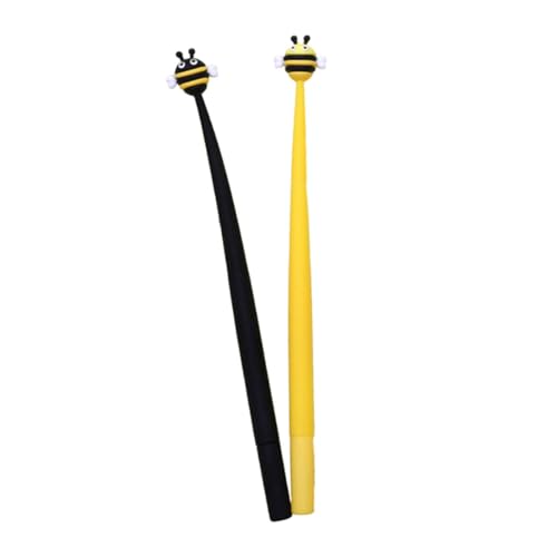 CONGARTENO 2 Stück Gel Kugelschreiber Bienenform Silikon Weicher Griff Bequemer Schreibkomfort Lustige Stifte für Schüler Bürobedarf Party Favor Pens CONGARTENO 2 Stück Gel Kugelschreiber Bienenform Silikon Weicher Griff Bequemer Schreibkomfort Lustige Stifte für Schüler Bürobedarf Party Favor Pens von CONGARTENO