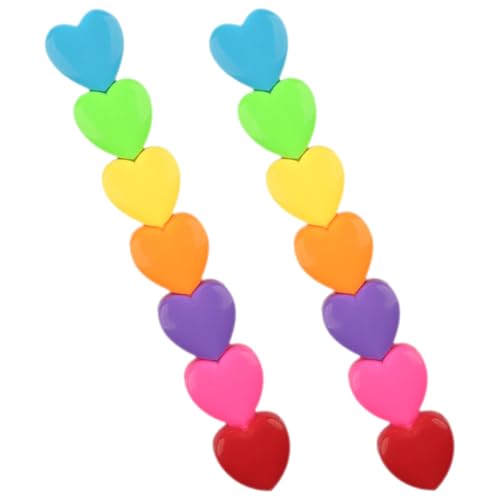 CONGARTENO 2 Stück Herzförmige Highlighter Pen Cartoon Marker Stifte Bunte Farben Leicht Handlich Schüler Bürobedarf Notizen Markieren CONGARTENO 2 Stück Herzförmige Highlighter Pen Cartoon Marker Stifte Bunte Farben Leicht Handlich Schüler Bürobedarf Notizen Markieren von CONGARTENO