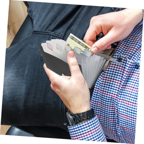 CONGARTENO 2 Stück Kleine Mehrlagige Dokumentenordner Tragbare Organizer taschen für Quittungen und Kleine Unterlagen Kompakte Mini mappe Leicht und Platzsparend für Büro und Unterwegs von CONGARTENO