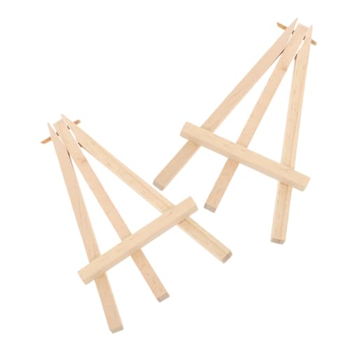 CONGARTENO 2 Stück Mini Staffelei aus Holz Faltbare Tischstaffeleien Kleiner Dreibein ständer für Kunstkarten Bilderrahmen und Business Display Vielseitiger Halter für Zuhause Büro und CONGARTENO 2 Stück Mini Staffelei aus Holz Faltbare Tischstaffeleien Kleiner Dreibein ständer für Kunstkarten Bilderrahmen und Business Display Vielseitiger Halter für Zuhause Büro und von CONGARTENO