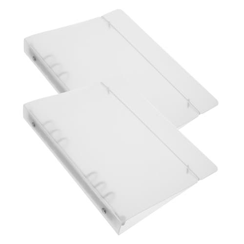 CONGARTENO 2 Stück Ringbuch Binder Teilig Transparent Halbdurchsichtig Nachfüllbar Wiederverwendbar Organizer für Schule Büro Zuhause CONGARTENO 2 Stück Ringbuch Binder Teilig Transparent Halbdurchsichtig Nachfüllbar Wiederverwendbar Organizer für Schule Büro Zuhause von CONGARTENO