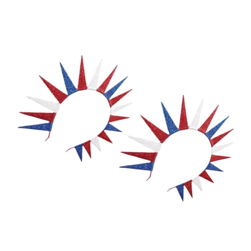 CONGARTENO 2 Stück Statue Of Liberty Stirnband Verstellbar Patriotisches Haar accessoire für Damen Party Kostüm Kopfschmuck Bequem und Rutschfest für Independence Day Parade CONGARTENO 2 Stück Statue Of Liberty Stirnband Verstellbar Patriotisches Haar accessoire für Damen Party Kostüm Kopfschmuck Bequem und Rutschfest für Independence Day Parade von CONGARTENO