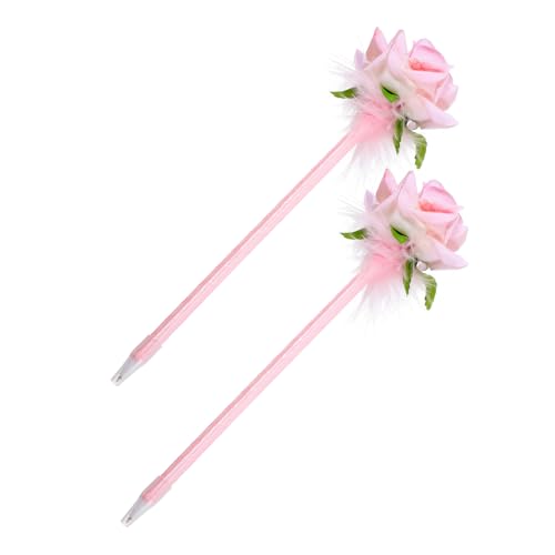 CONGARTENO 2 Stück Teiliges Kugelschreiber mit Realistischer Rosenblüte Tragbare Langlebige Schreibgeräte aus Kunststoff und Komfortabler Griff für Büro Schule und Kreative Geschenke CONGARTENO 2 Stück Teiliges Kugelschreiber mit Realistischer Rosenblüte Tragbare Langlebige Schreibgeräte aus Kunststoff und Komfortabler Griff für Büro Schule und Kreative Geschenke von CONGARTENO