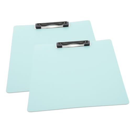 CONGARTENO 2 Stück Teiliges Tragbares Klemmbrett mit Aluminiumlegierungsclip Robustes Schreibbrett für Büro Schule Dokumentenablage und Vielseitige Nutzung Hellgrün CONGARTENO 2 Stück Teiliges Tragbares Klemmbrett mit Aluminiumlegierungsclip Robustes Schreibbrett für Büro Schule Dokumentenablage und Vielseitige Nutzung Hellgrün von CONGARTENO