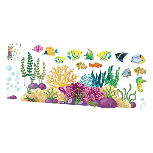 CONGARTENO 2 Stück Teiliges Unterwasserwelt Wandtattoo für Kinderzimmer Abziehbare Wandsticker rückstandsfrei Langlebige Wanddekoration für Schlafzimmer und Wohnräume Sicher und Einfach CONGARTENO 2 Stück Teiliges Unterwasserwelt Wandtattoo für Kinderzimmer Abziehbare Wandsticker rückstandsfrei Langlebige Wanddekoration für Schlafzimmer und Wohnräume Sicher und Einfach von CONGARTENO