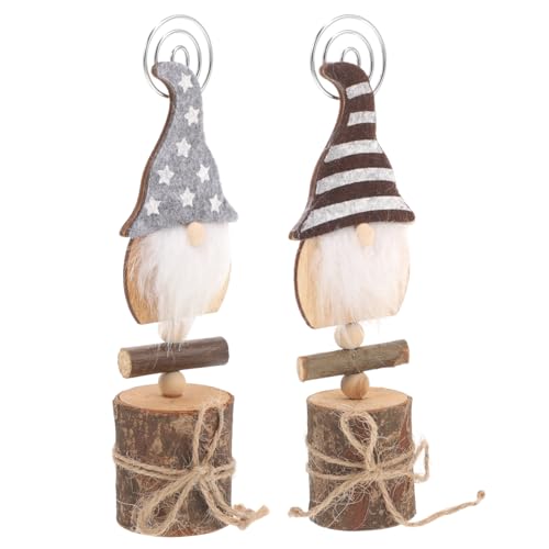CONGARTENO 2 Stück Weihnachts Memo Halter mit Niedlicher Cartoon Puppe Stabiler Tischkartenhalter mit Spiralfeder und Rutschfestem Boden Wiederverwendbar für Party Hochzeit Geburtstag Shower CONGARTENO 2 Stück Weihnachts Memo Halter mit Niedlicher Cartoon Puppe Stabiler Tischkartenhalter mit Spiralfeder und Rutschfestem Boden Wiederverwendbar für Party Hochzeit Geburtstag Shower von CONGARTENO