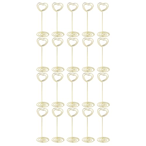 CONGARTENO 20 Stück Dekorative Kartenclips aus Hochwertigem Material Multifunktionale Memo Fotohalter für Notizen Tischkarten Menüs Partydekorationen und Wohnraumgestaltung CONGARTENO 20 Stück Dekorative Kartenclips aus Hochwertigem Material Multifunktionale Memo Fotohalter für Notizen Tischkarten Menüs Partydekorationen und Wohnraumgestaltung von CONGARTENO
