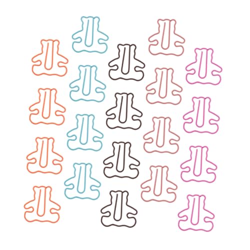 CONGARTENO 20 Stück Teiliges Bärförmiger Papierklammern Kleine Aktenklammern aus Metall in Bunten Farben Dekorative Büroklammern für Karten Notizen Dokumente als Lesezeichen und Geschenk CONGARTENO 20 Stück Teiliges Bärförmiger Papierklammern Kleine Aktenklammern aus Metall in Bunten Farben Dekorative Büroklammern für Karten Notizen Dokumente als Lesezeichen und Geschenk von CONGARTENO