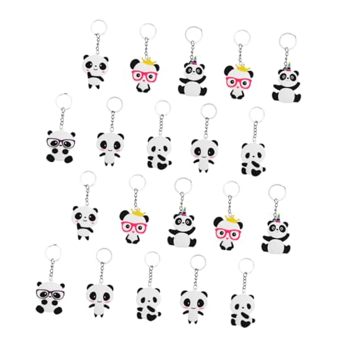 CONGARTENO 20 Stück Teiliges Panda Schlüsselanhänger aus PVC Niedliche Cartoon Anhänger als Taschen und Schlüsseldeko Leichte Kompakte Glücksbringer Partygeschenke und Mitgebsel für Panda CONGARTENO 20 Stück Teiliges Panda Schlüsselanhänger aus PVC Niedliche Cartoon Anhänger als Taschen und Schlüsseldeko Leichte Kompakte Glücksbringer Partygeschenke und Mitgebsel für Panda von CONGARTENO