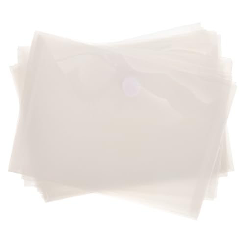 CONGARTENO 20 Stück Teiliges Transparente Dokumententaschen aus Robustem Kunststoff mit Sicherem Verschluss Große Kapazität für Quittungen Belege und Schulunterlagen Praktische Aufbewahrung CONGARTENO 20 Stück Teiliges Transparente Dokumententaschen aus Robustem Kunststoff mit Sicherem Verschluss Große Kapazität für Quittungen Belege und Schulunterlagen Praktische Aufbewahrung von CONGARTENO