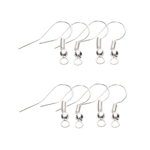 CONGARTENO 200 Stück Allergie Ohrhaken Ohrring Zubehör Silber DIY Schmuckteile für Damen Einfache Ohrringteile zum Selbermachen Langlebig und Komfortabel für Alltag und Party CONGARTENO 200 Stück Allergie Ohrhaken Ohrring Zubehör Silber DIY Schmuckteile für Damen Einfache Ohrringteile zum Selbermachen Langlebig und Komfortabel für Alltag und Party von CONGARTENO